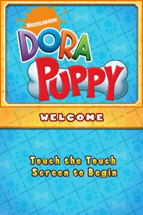 Dora Puppy (USA) screen shot title